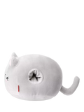 Legami grey cat-shaped super soft cushion, imported from the UK