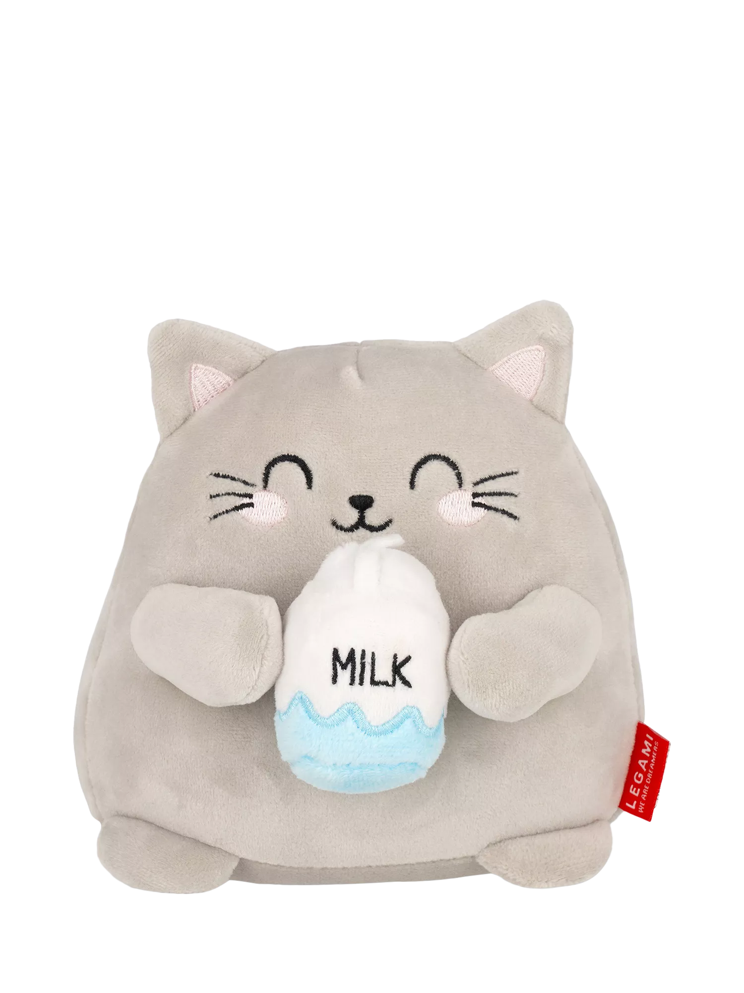 Legami Mini Kitty Super Soft cushion grey - British product