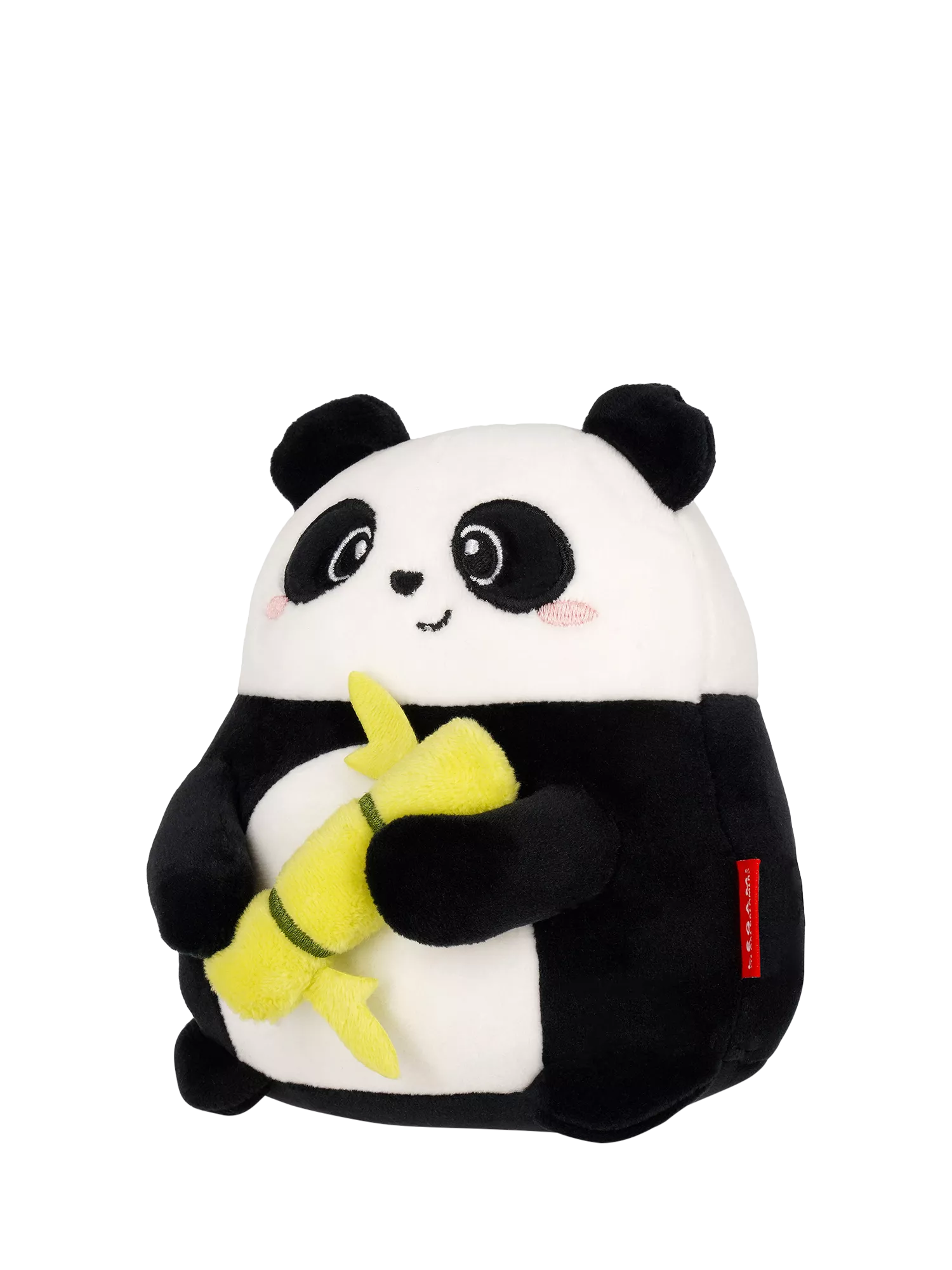 Legami Mini Panda Super Soft cushion, black stuffed toy - British product