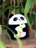 Legami Mini Panda Super Soft cushion, black stuffed toy - British product