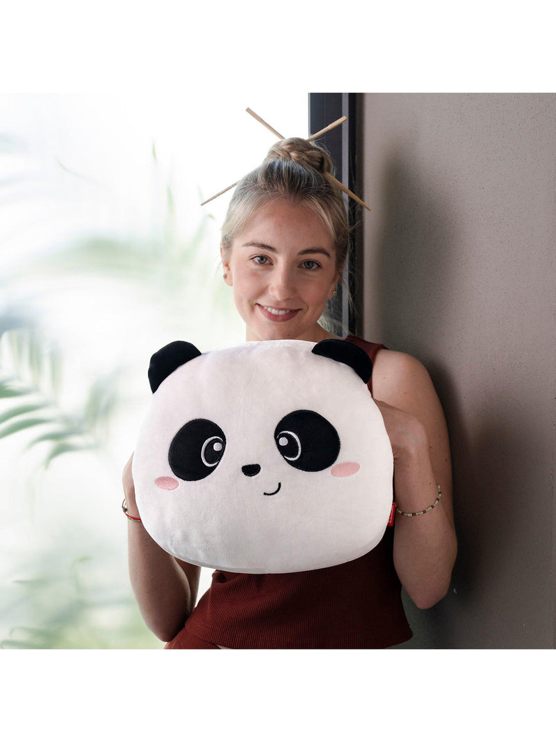 Legami super soft panda cushion black - British product