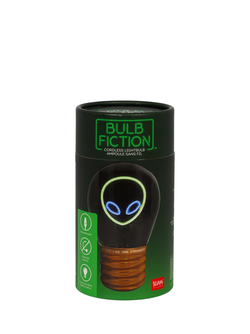 Legami Alien Lightbulb Table Lamp green, UK version