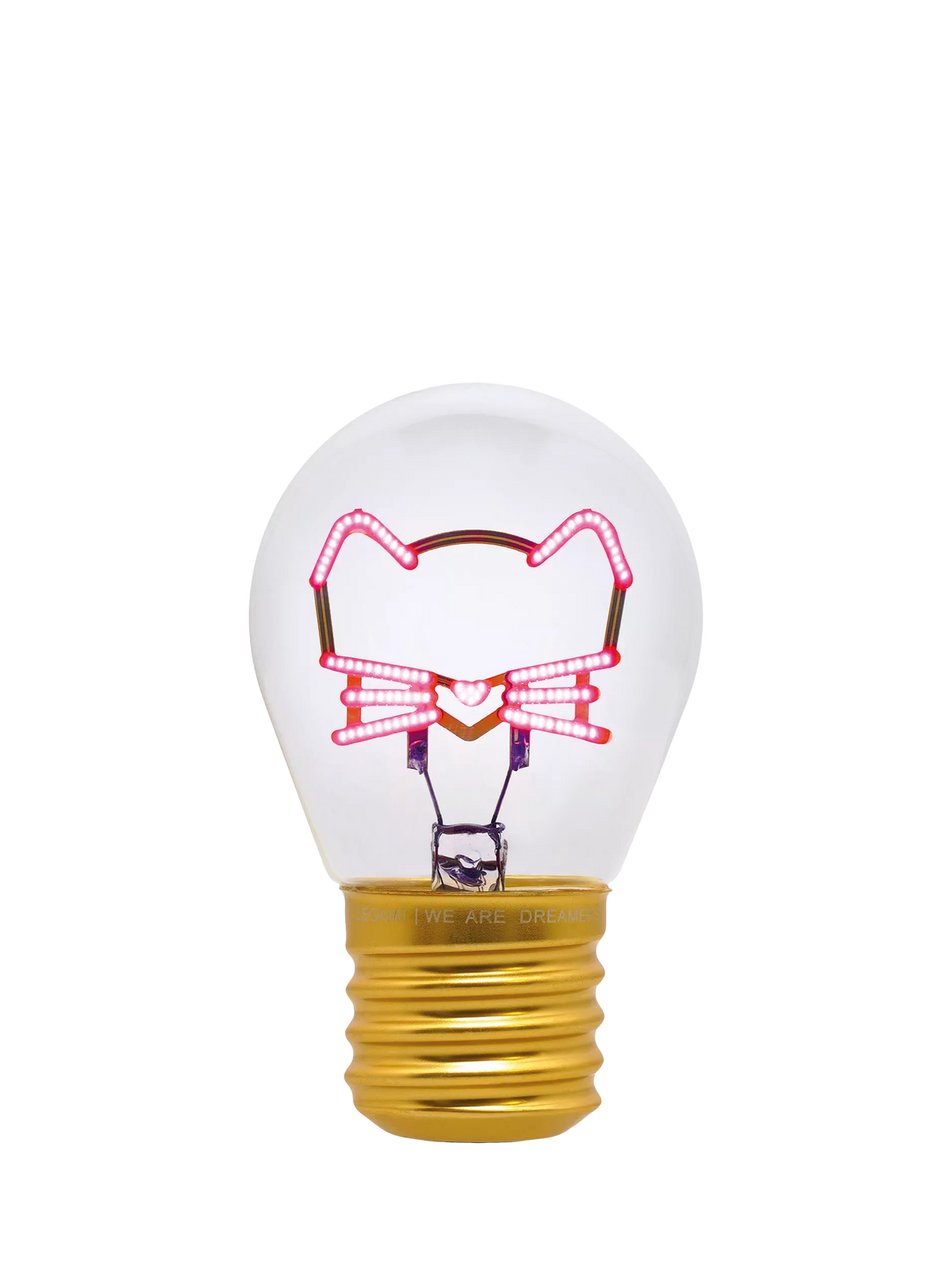 Legami Kitty Lightbulb table lamp multi grey - UK version