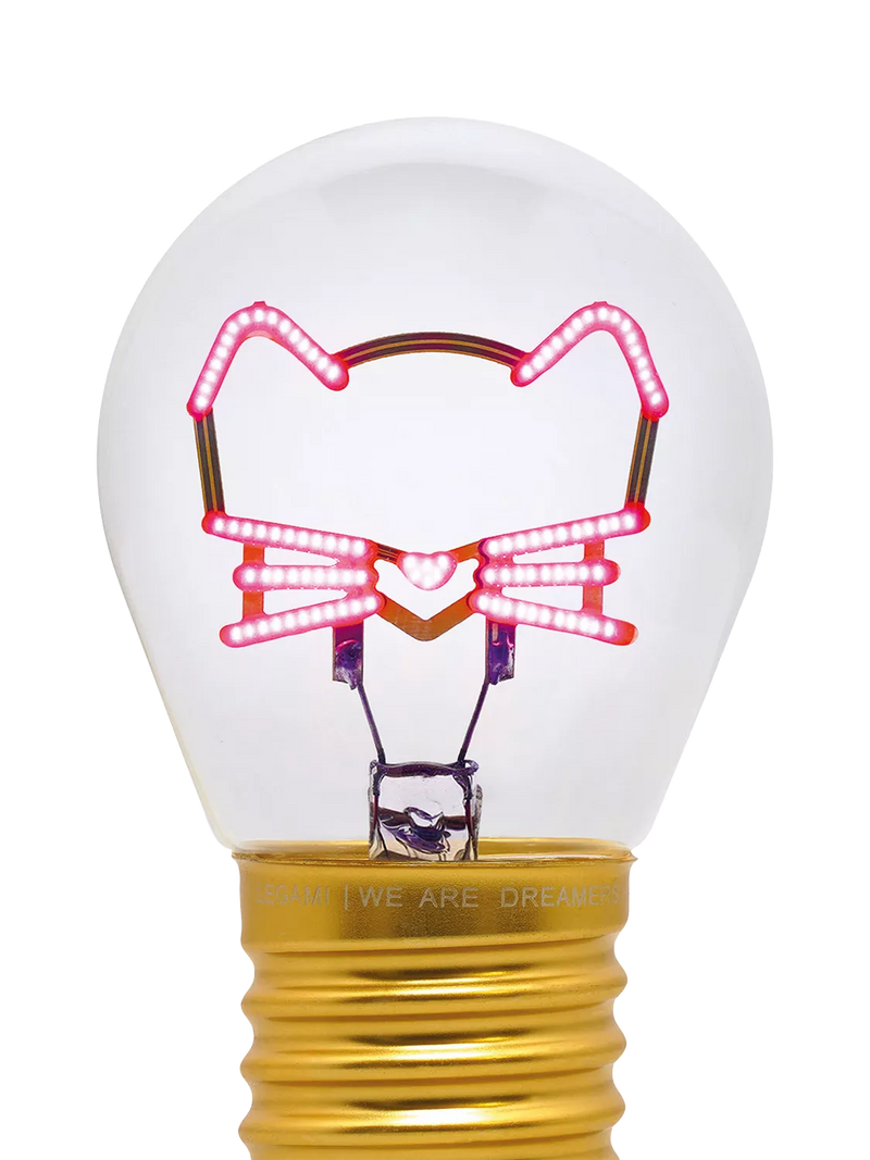 Legami Kitty Lightbulb table lamp multi grey - UK version