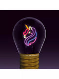 Legami Unicorn Lightbulb table lamp multi pink, UK version