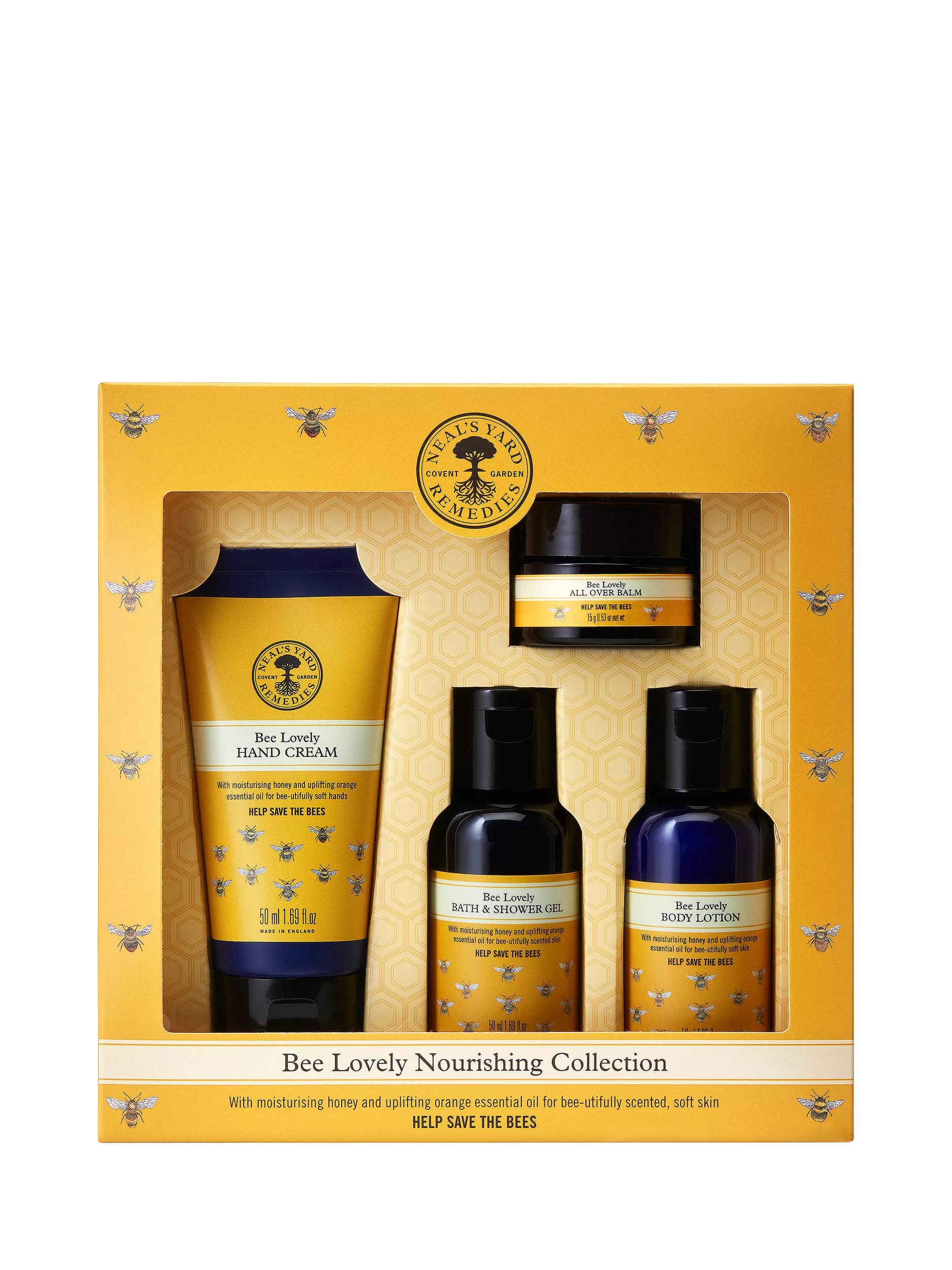 Neal's Yard Remedies Bee Lovely Nourishing Collection gift set, UK version