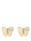 Coach gold butterfly stud earrings (British brand)