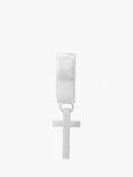 AllSaints sterling silver cross huggie hoop earrings - British product
