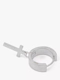 AllSaints sterling silver cross huggie hoop earrings - British product