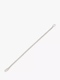 AllSaints Sterling Silver Curb Chain Bracelet, UK version