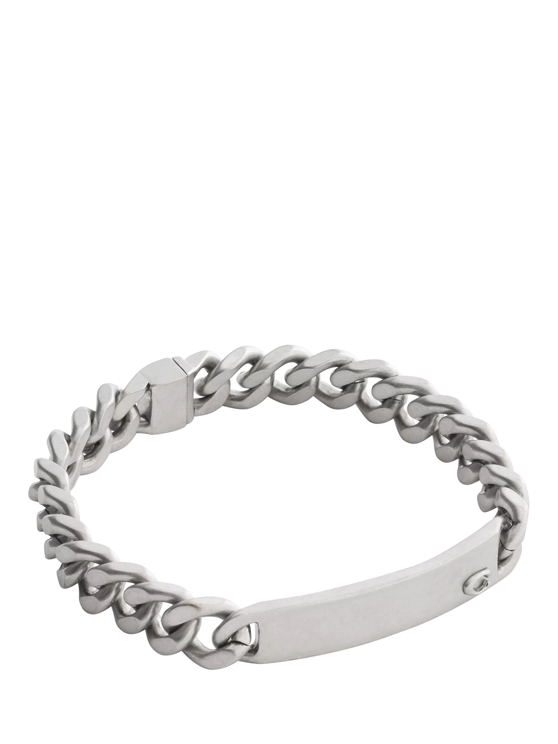 Coach antique silver curb chain bracelet - British product