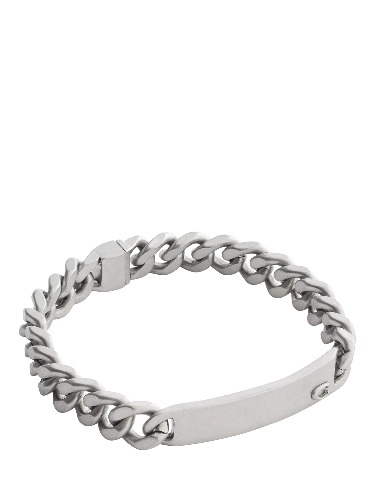 Coach antique silver curb chain bracelet - British product