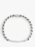 Coach antique silver curb chain bracelet - British product