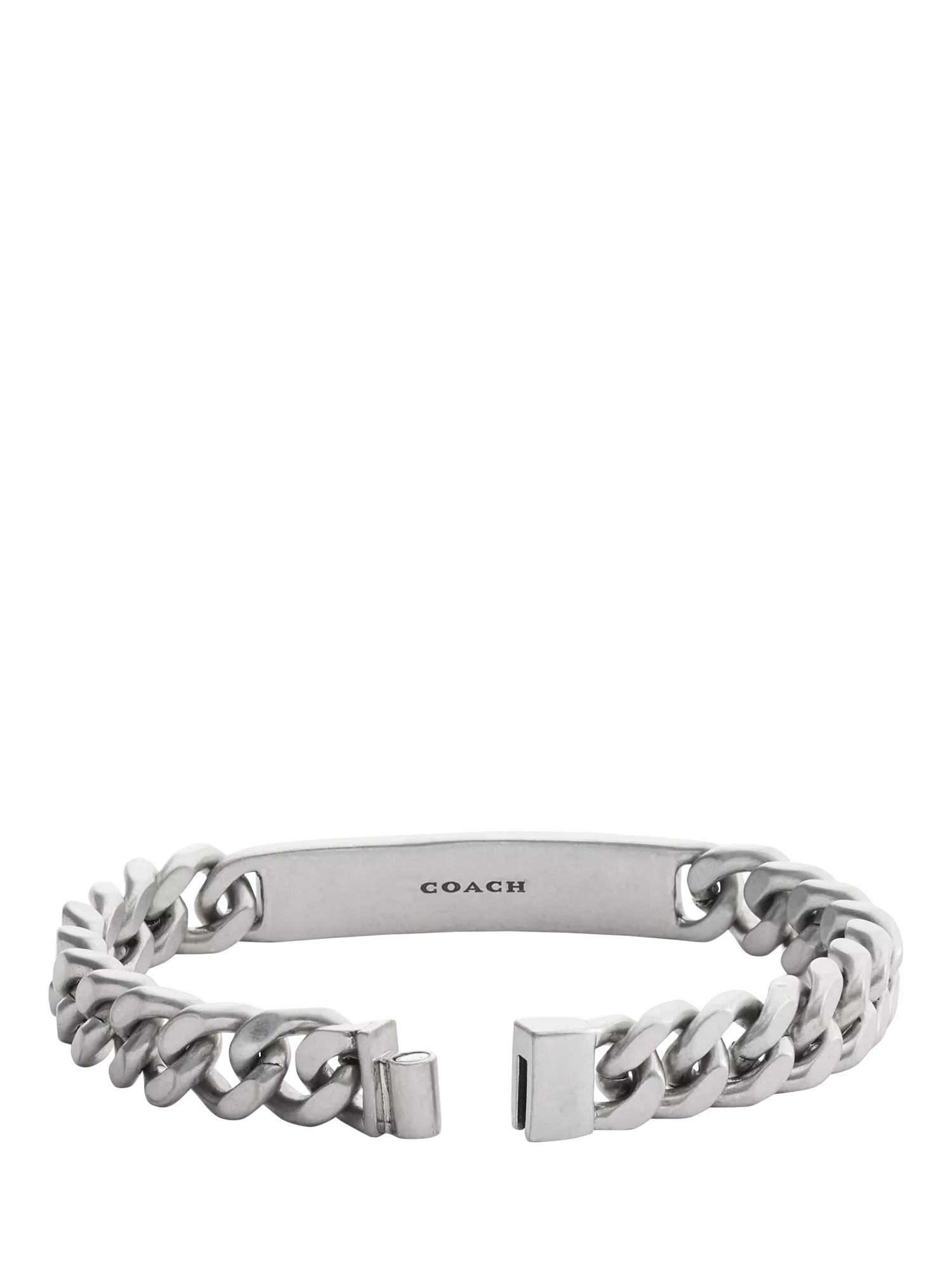 Coach antique silver curb chain bracelet - British product
