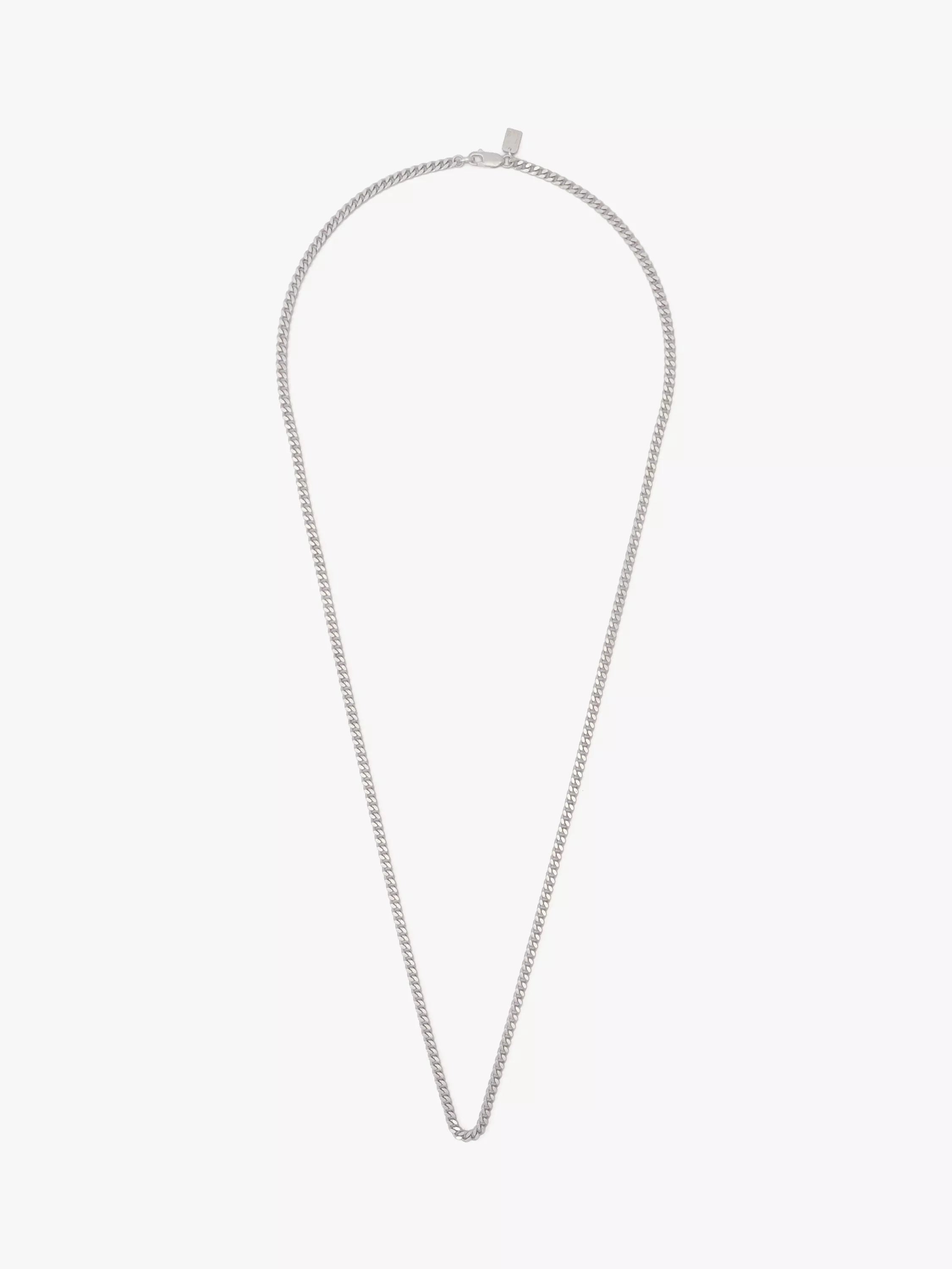 AllSaints sterling silver curb chain necklace (British brand)