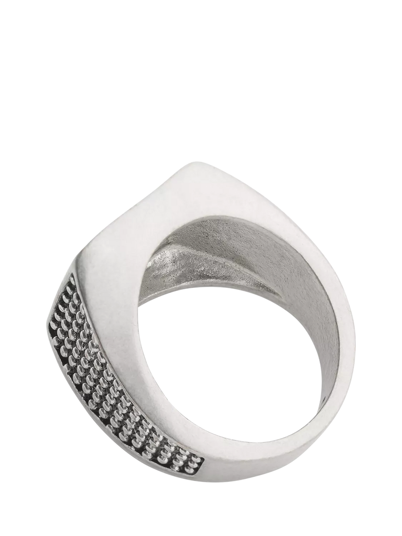 Coach cocktail ring antique silver size O, imported from the UK