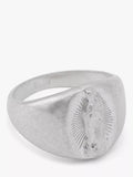 AllSaints sterling silver signet ring size M - British product