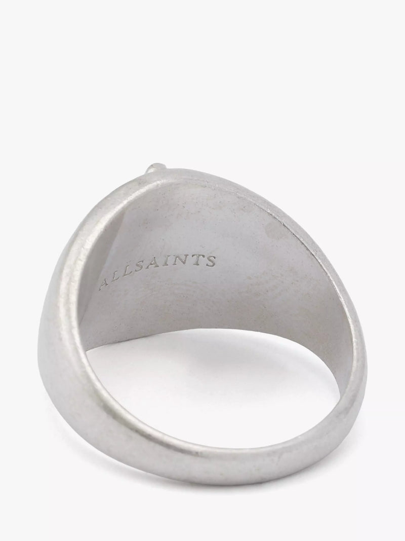 AllSaints sterling silver signet ring size M - British product