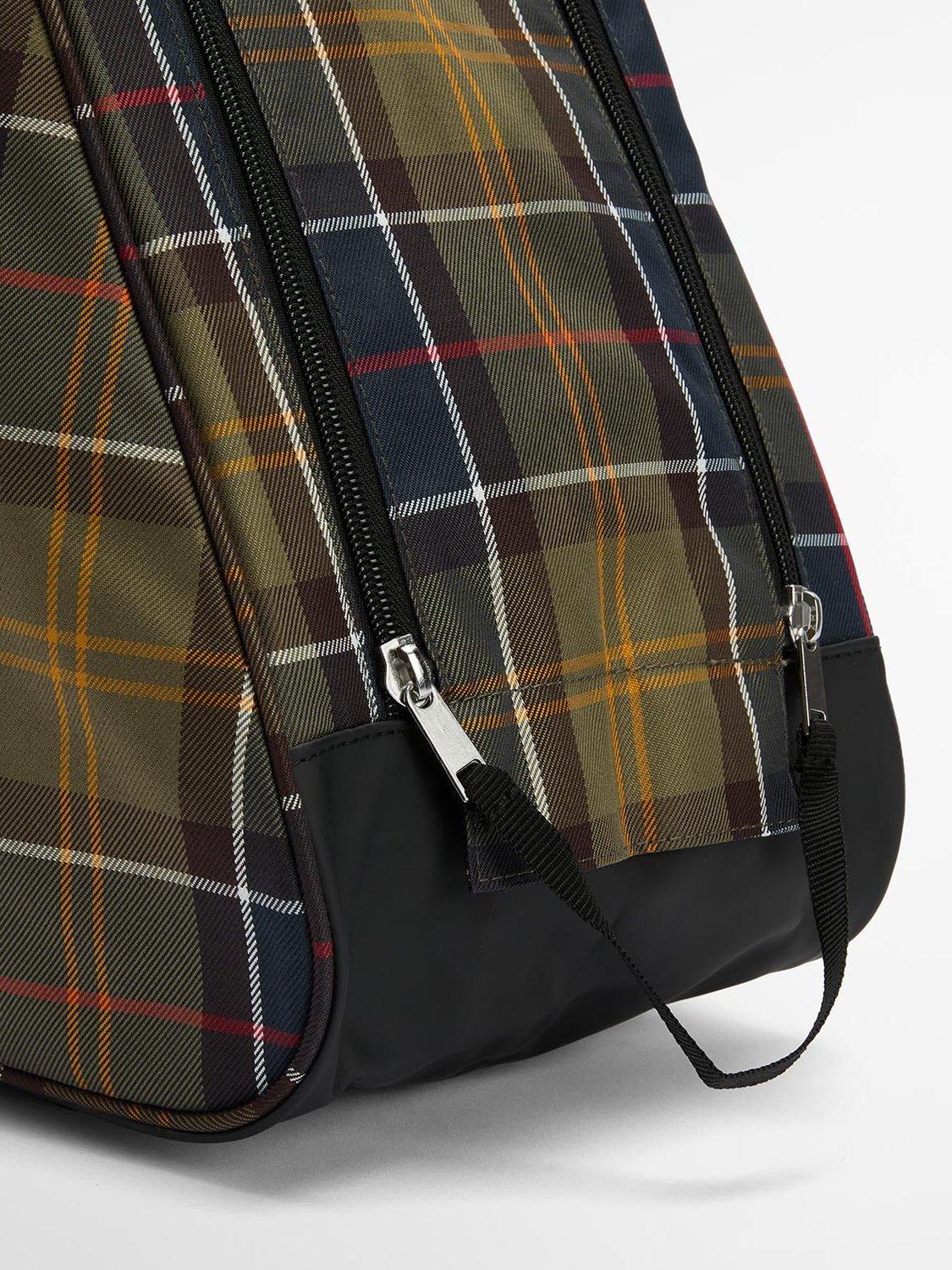 Barbour Essential Tartan boot bag, UK version