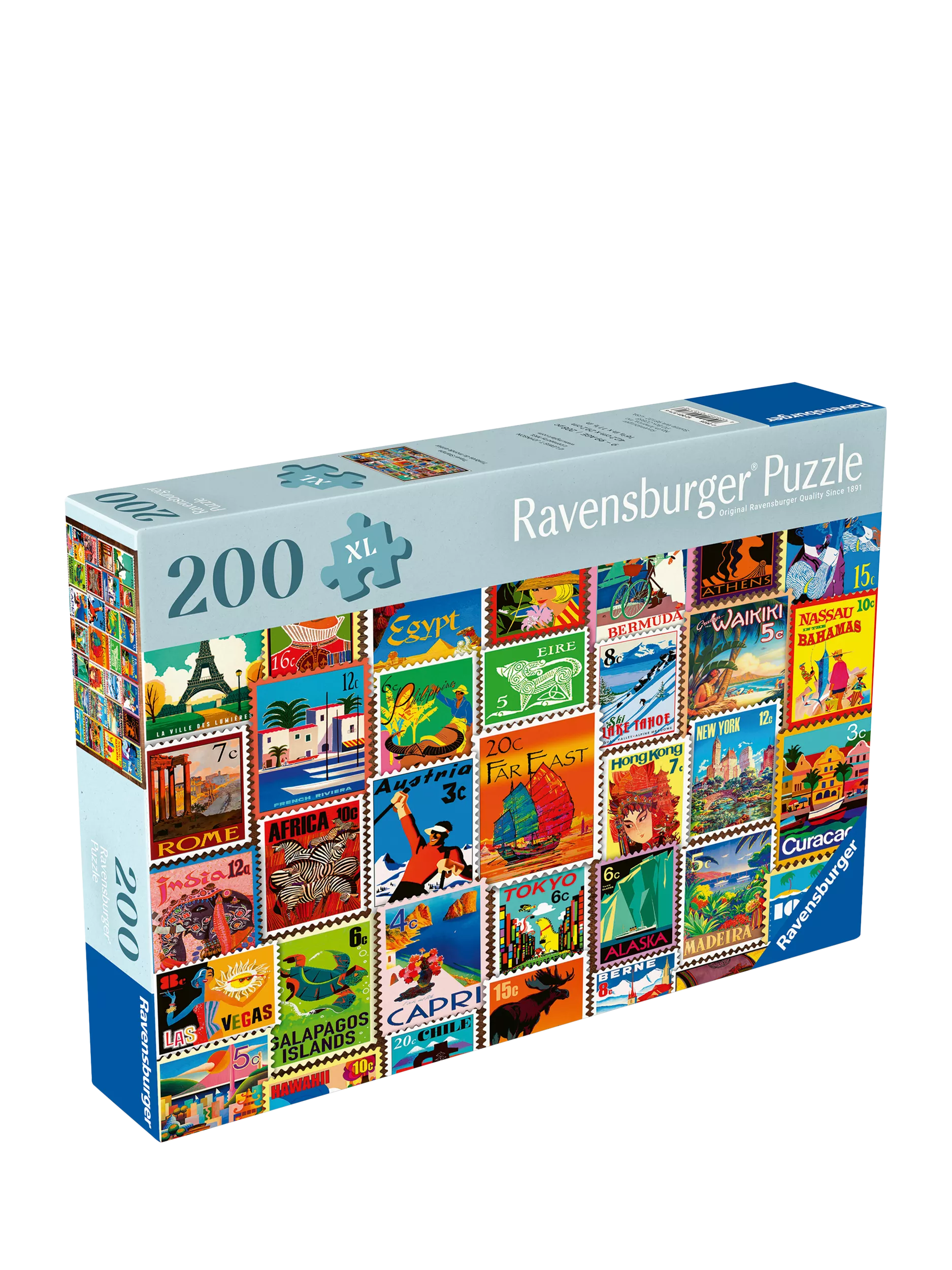 Ravensburger Travel Stamps jigsaw puzzle 200 pieces, UK version