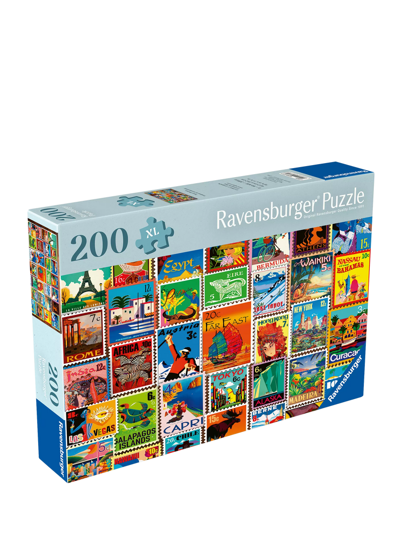 Ravensburger Travel Stamps jigsaw puzzle 200 pieces, UK version