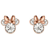 Disney rose gold plated cubic zirconia stud earrings 10mm, imported from the UK