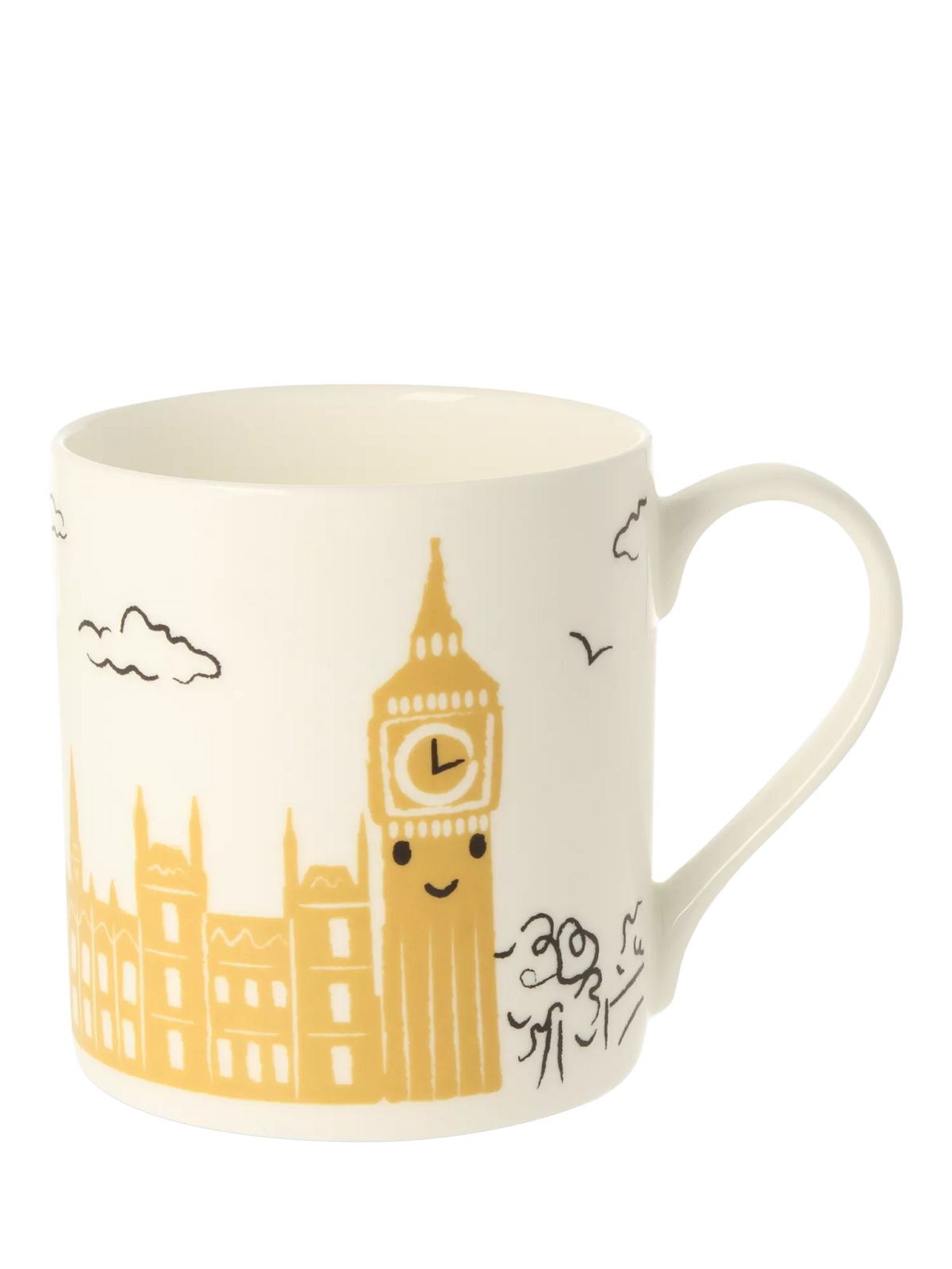 McLaggan Smith bone china mug Big Ben design 350ml, imported from the UK