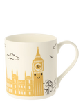 McLaggan Smith bone china mug Big Ben design 350ml, imported from the UK