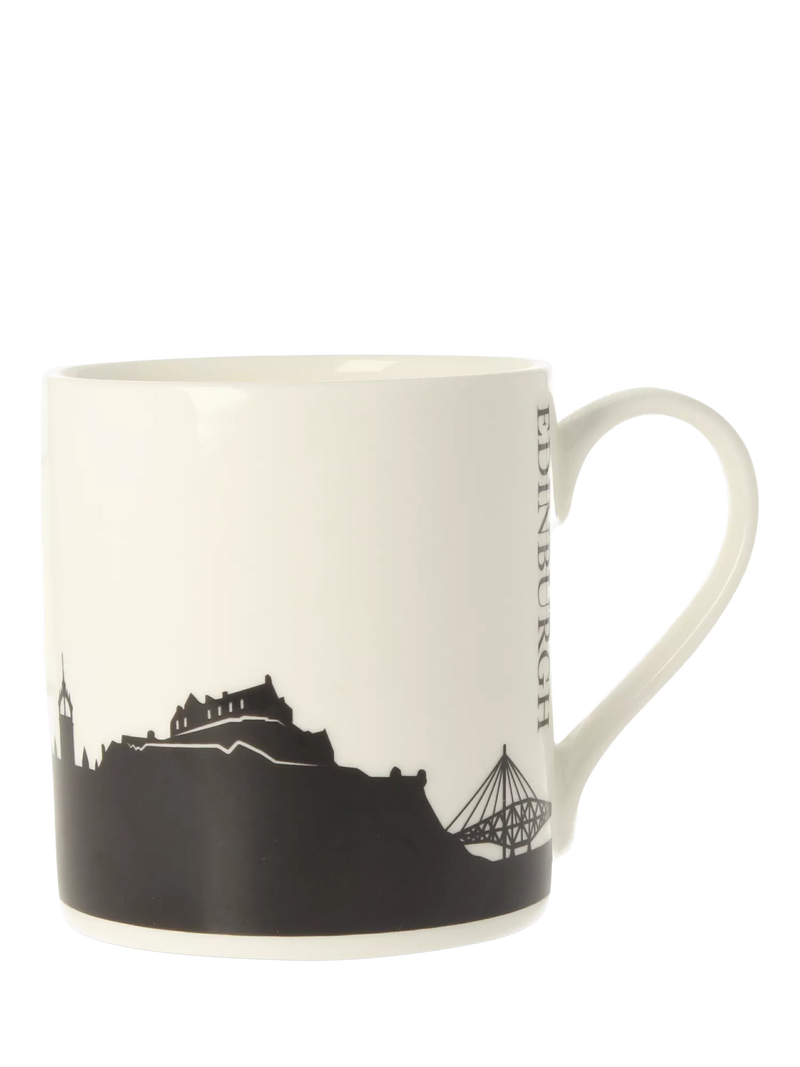 McLaggan Smith bone china mug Edinburgh skyline 350ml, UK version