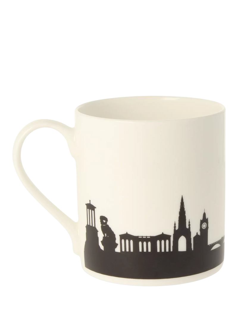 McLaggan Smith bone china mug Edinburgh skyline 350ml, UK version
