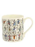 McLaggan Smith bone china mug 350ml with Famous Scots design (British brand)