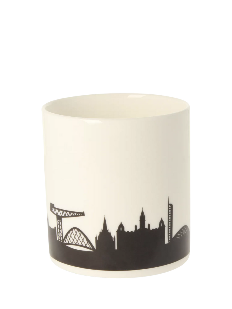 McLaggan Smith Glasgow skyline bone china mug 350ml - British product