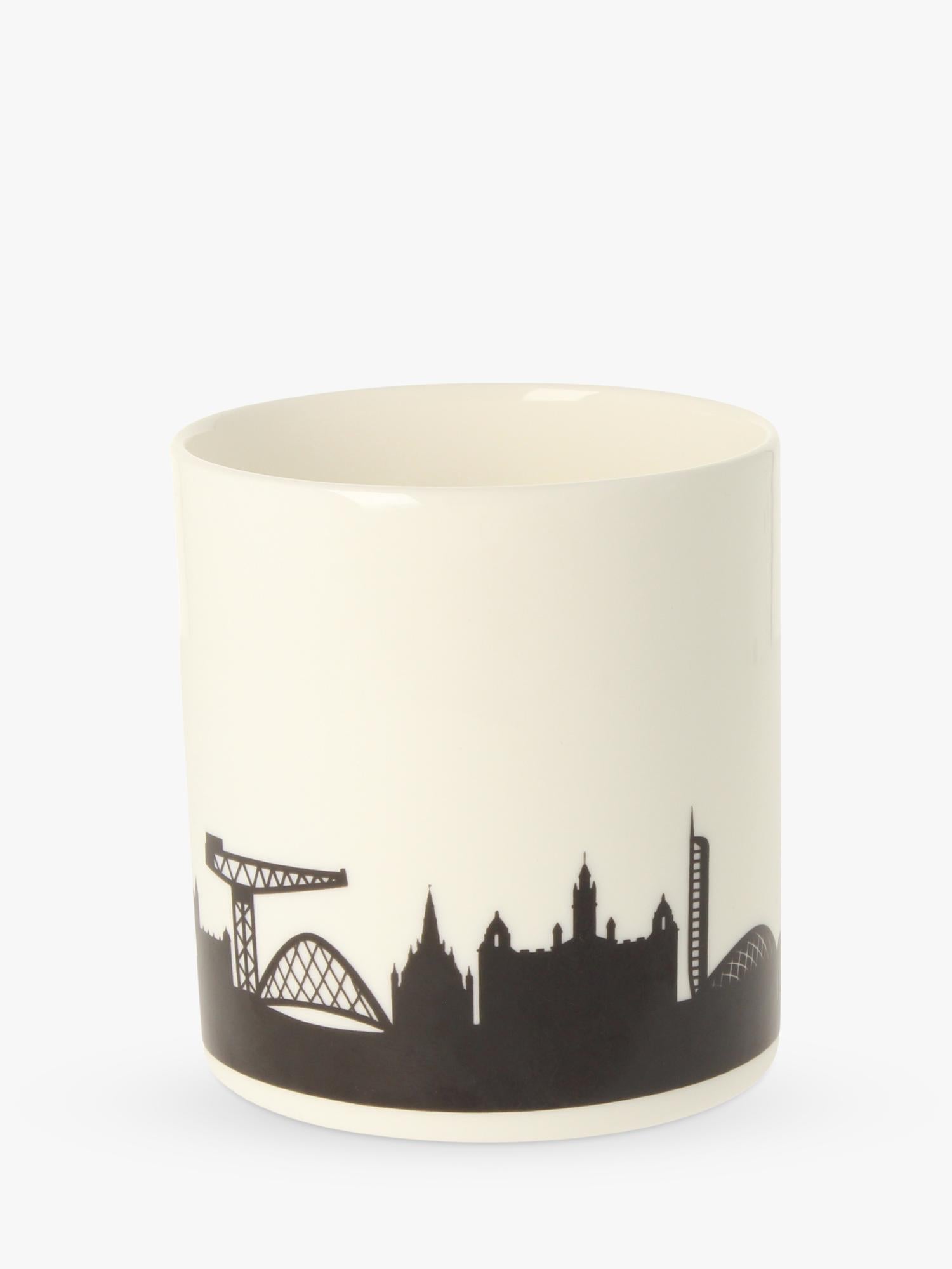 McLaggan Smith Glasgow skyline bone china mug 350ml - British product
