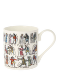 McLaggan Smith Jane Austen bone china mug 350ml - British product