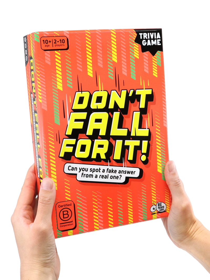 Big Potato Don't Fall For It trivia game (British brand)