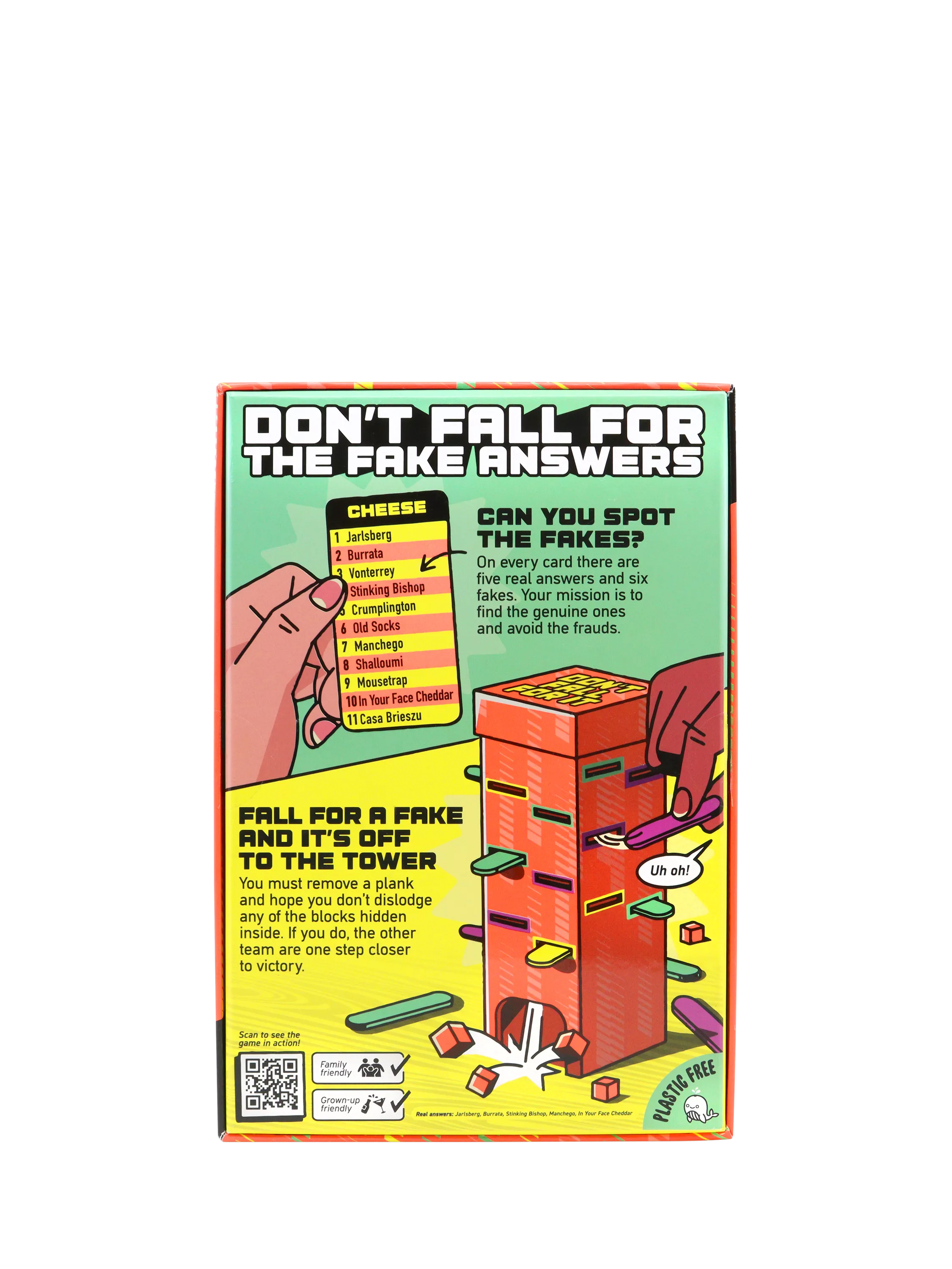 Big Potato Don't Fall For It trivia game (British brand)