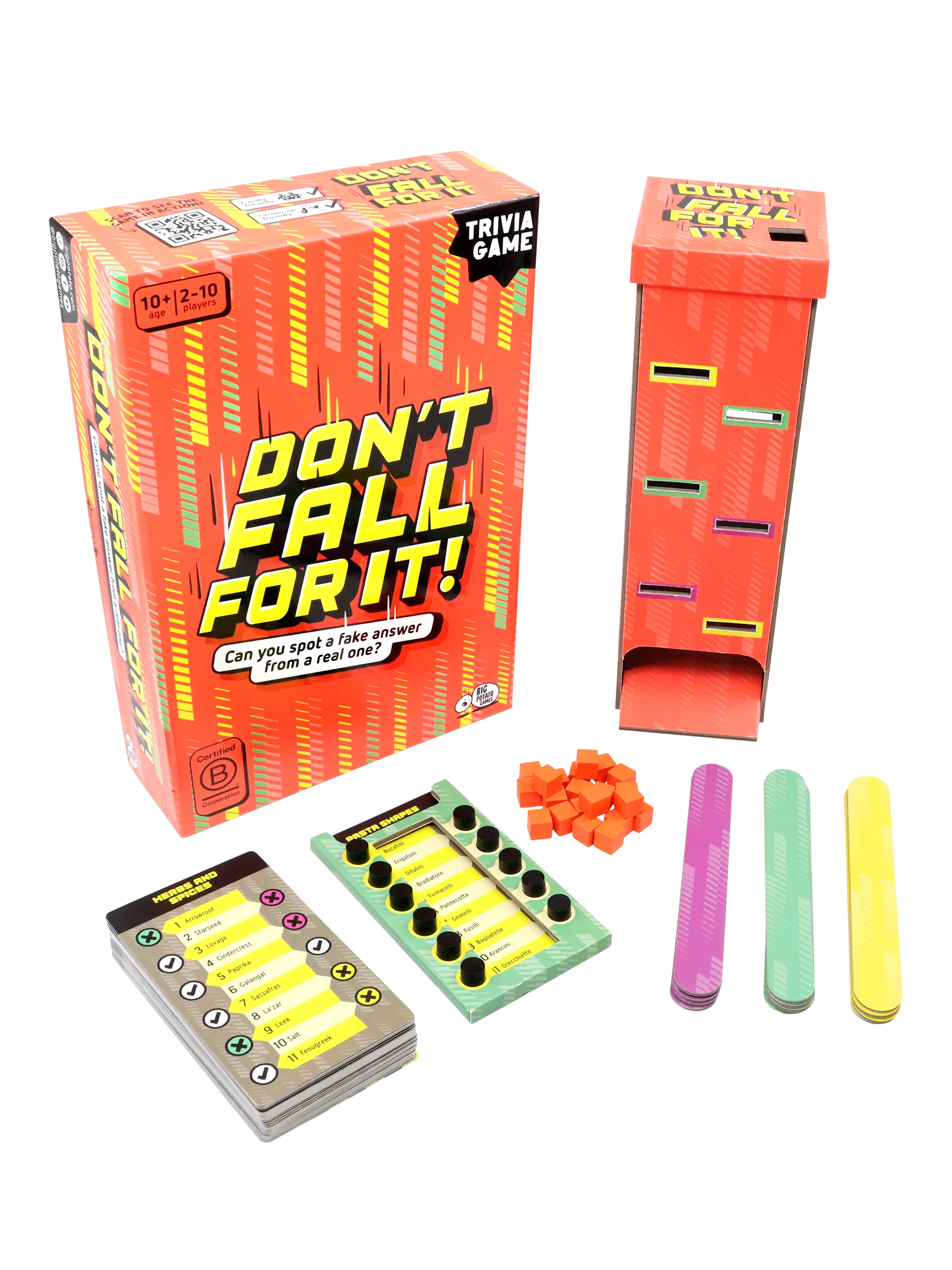 Big Potato Don't Fall For It trivia game (British brand)