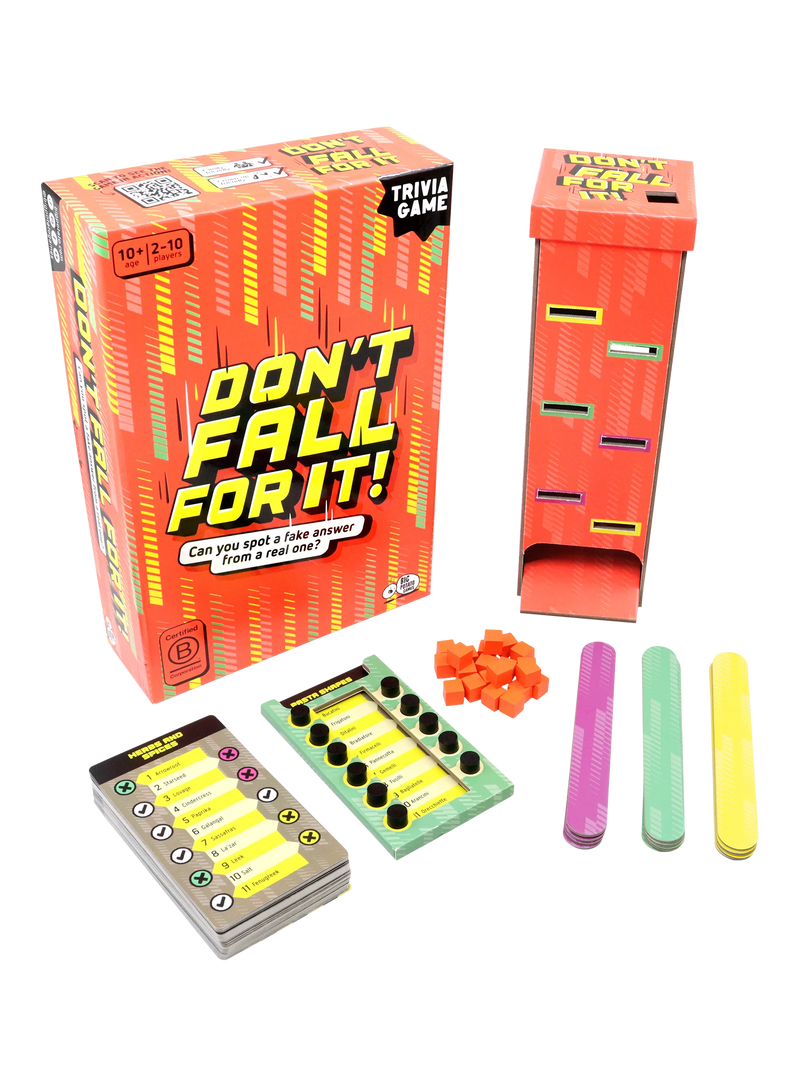 Big Potato Don't Fall For It trivia game (British brand)