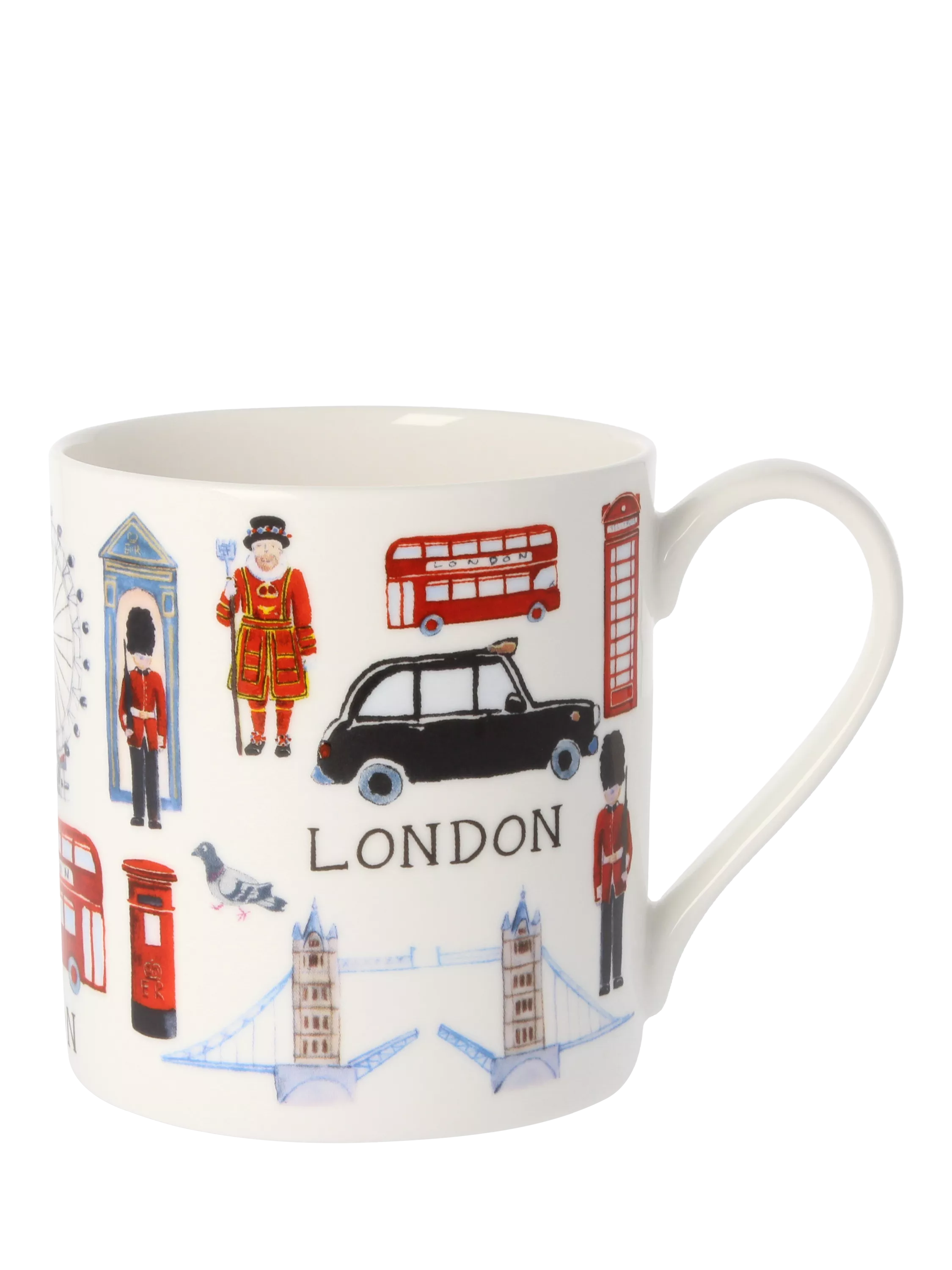 McLaggan Smith bone china mug London icons 350ml - British product