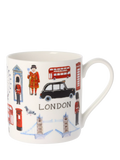 McLaggan Smith bone china mug London icons 350ml - British product