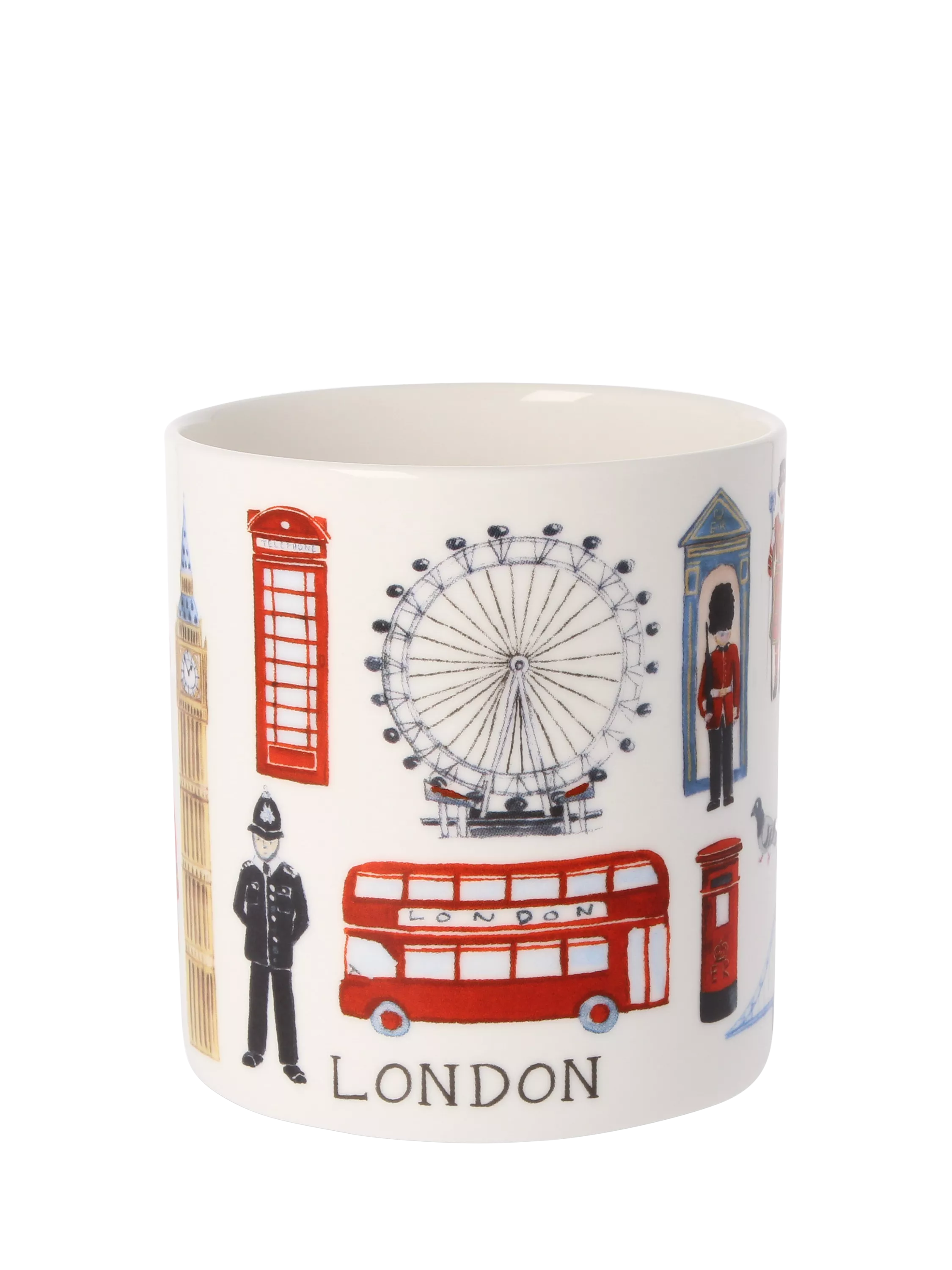 McLaggan Smith bone china mug London icons 350ml - British product