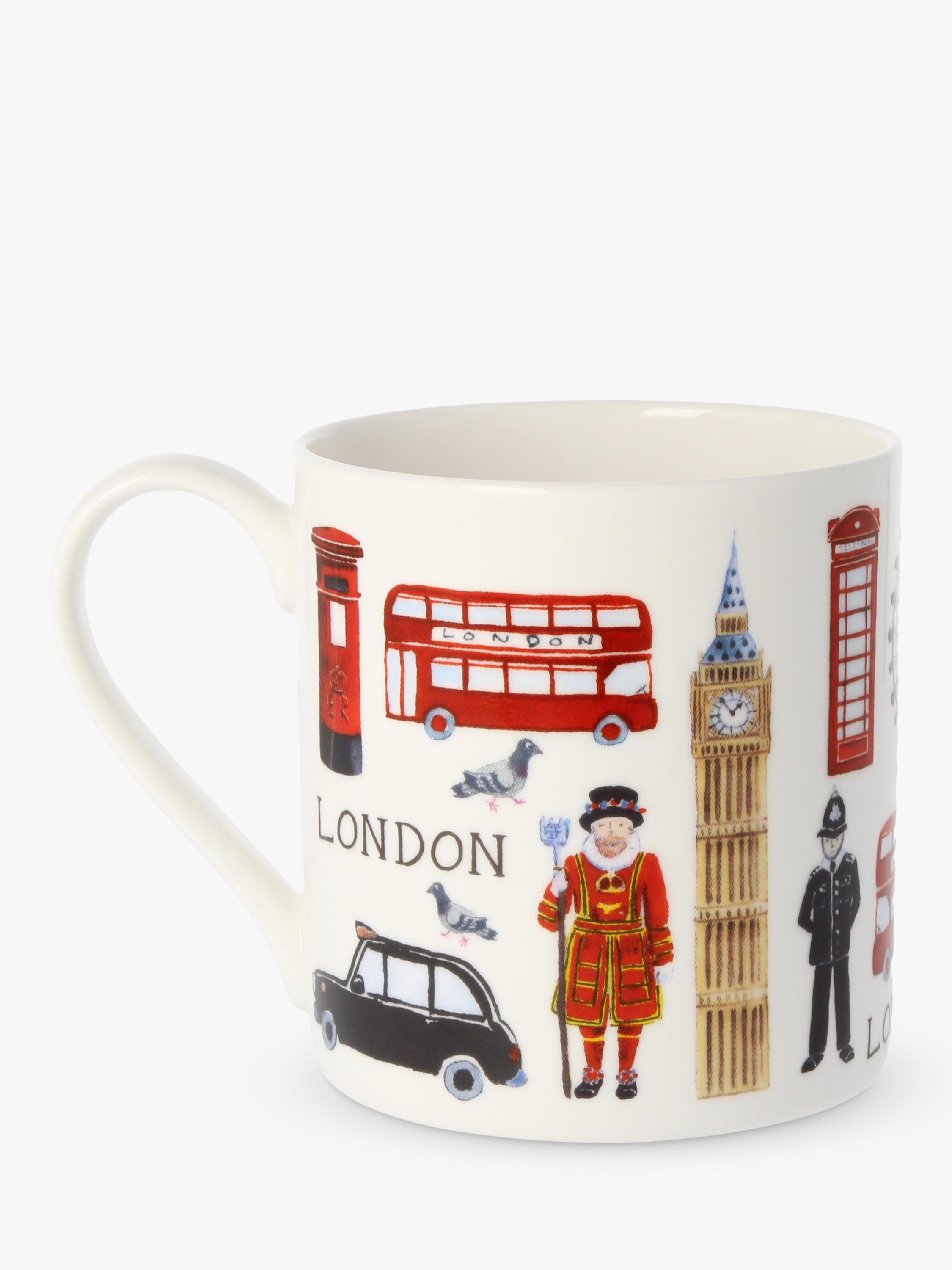McLaggan Smith bone china mug London icons 350ml - British product