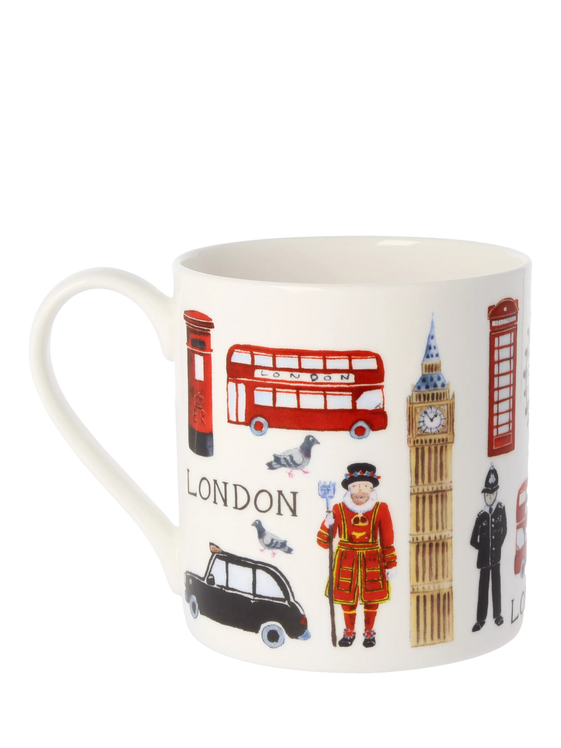 McLaggan Smith bone china mug London icons 350ml - British product