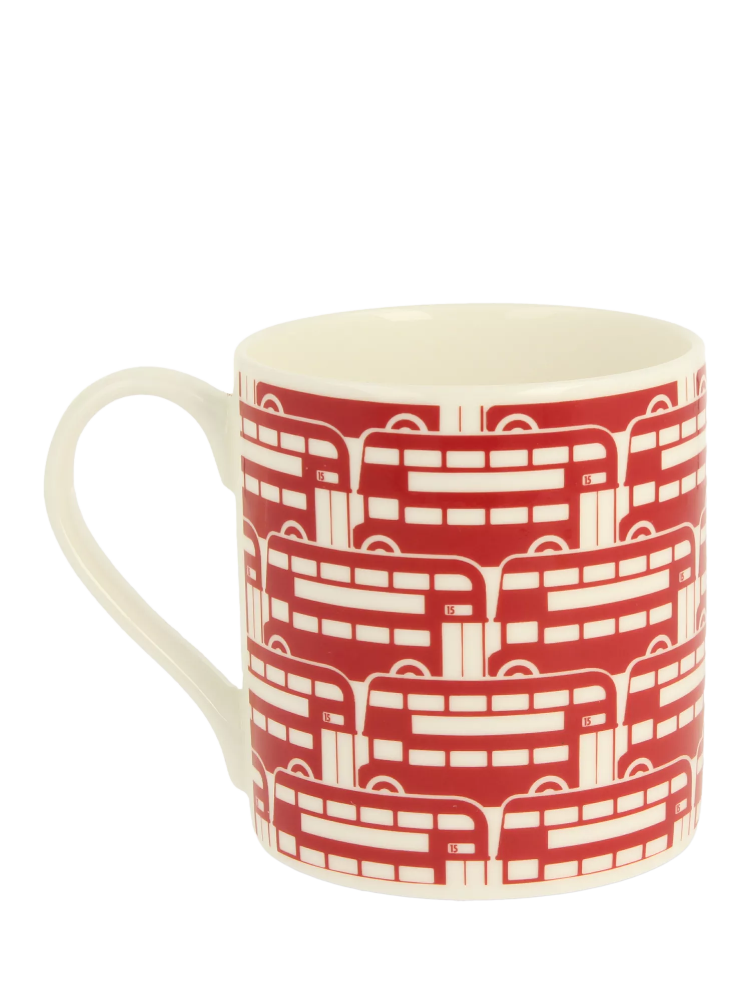 McLaggan Smith red London bus bone china mug 350ml - British product