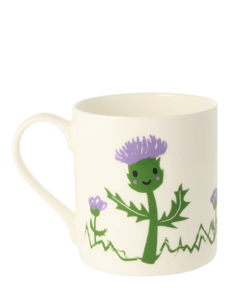McLaggan Smith Wee Thistle bone china mug 350ml, UK version