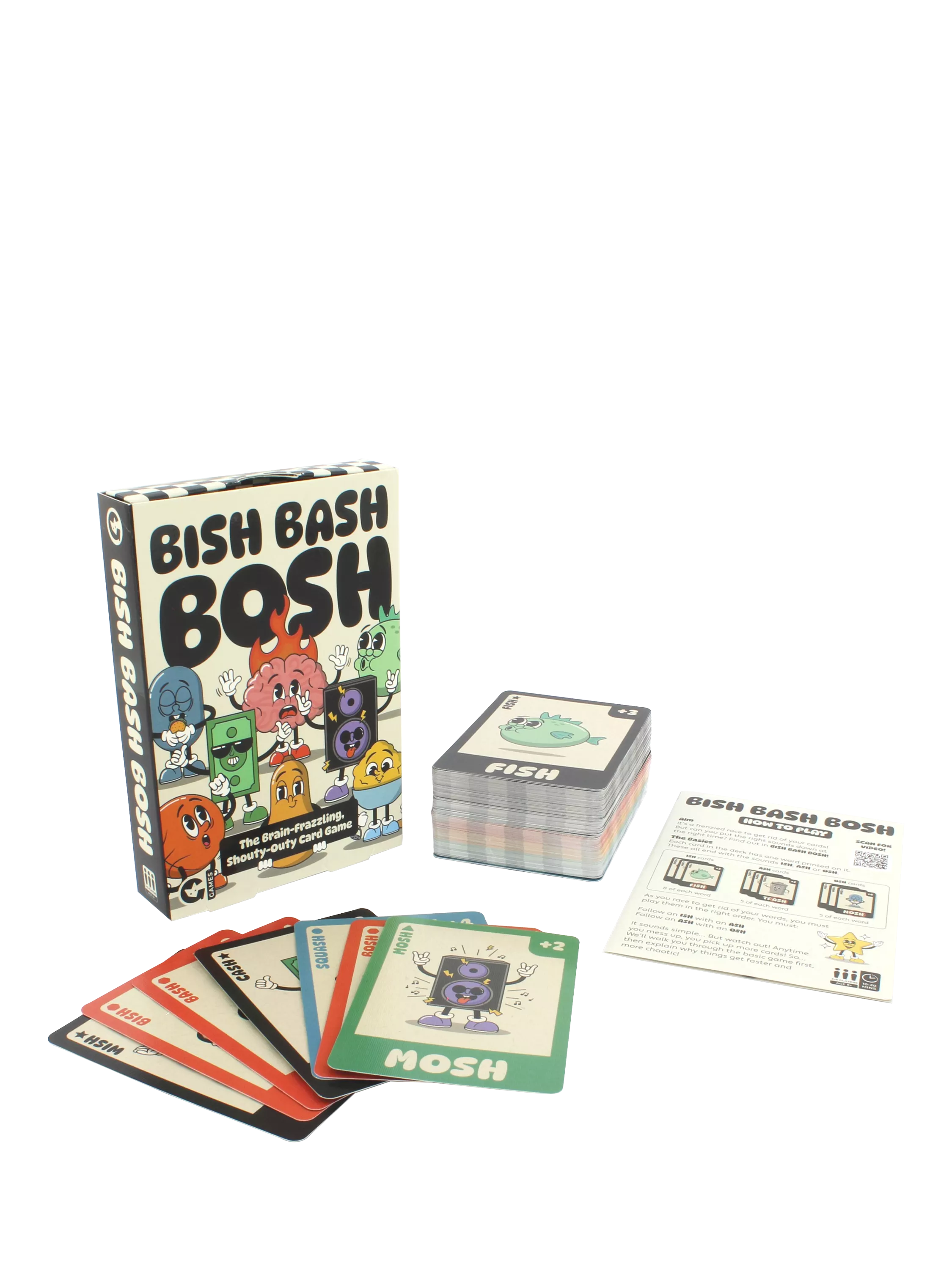 Ginger Fox Bish Bash Bosh card game (British brand)