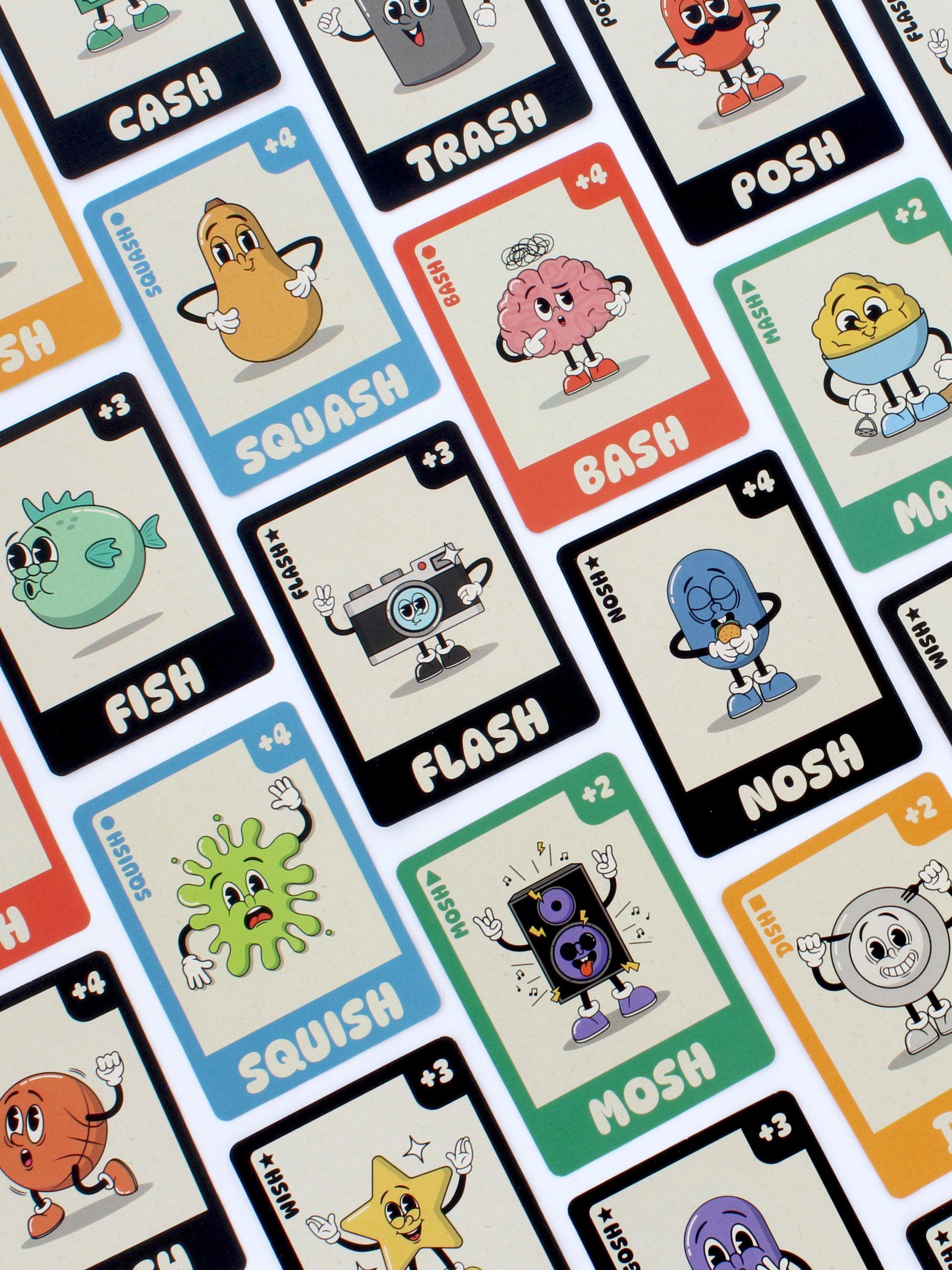 Ginger Fox Bish Bash Bosh card game (British brand)
