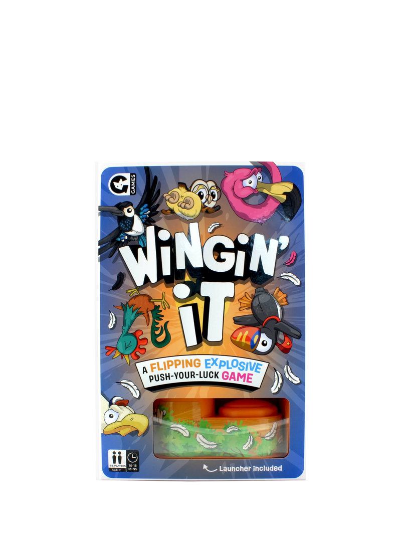 Ginger Fox Wingin' It party game, imported from the UK