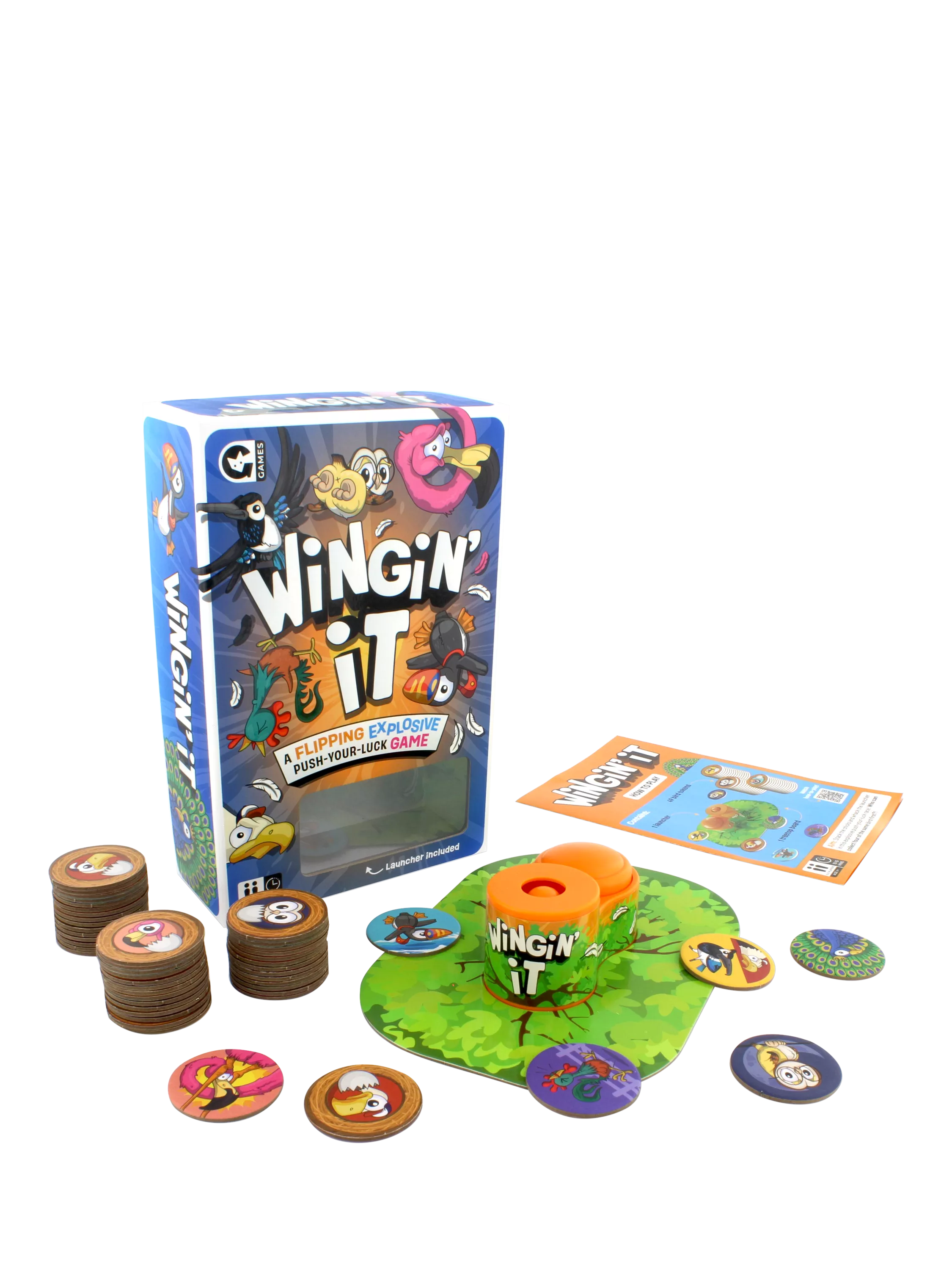 Ginger Fox Wingin' It party game, imported from the UK