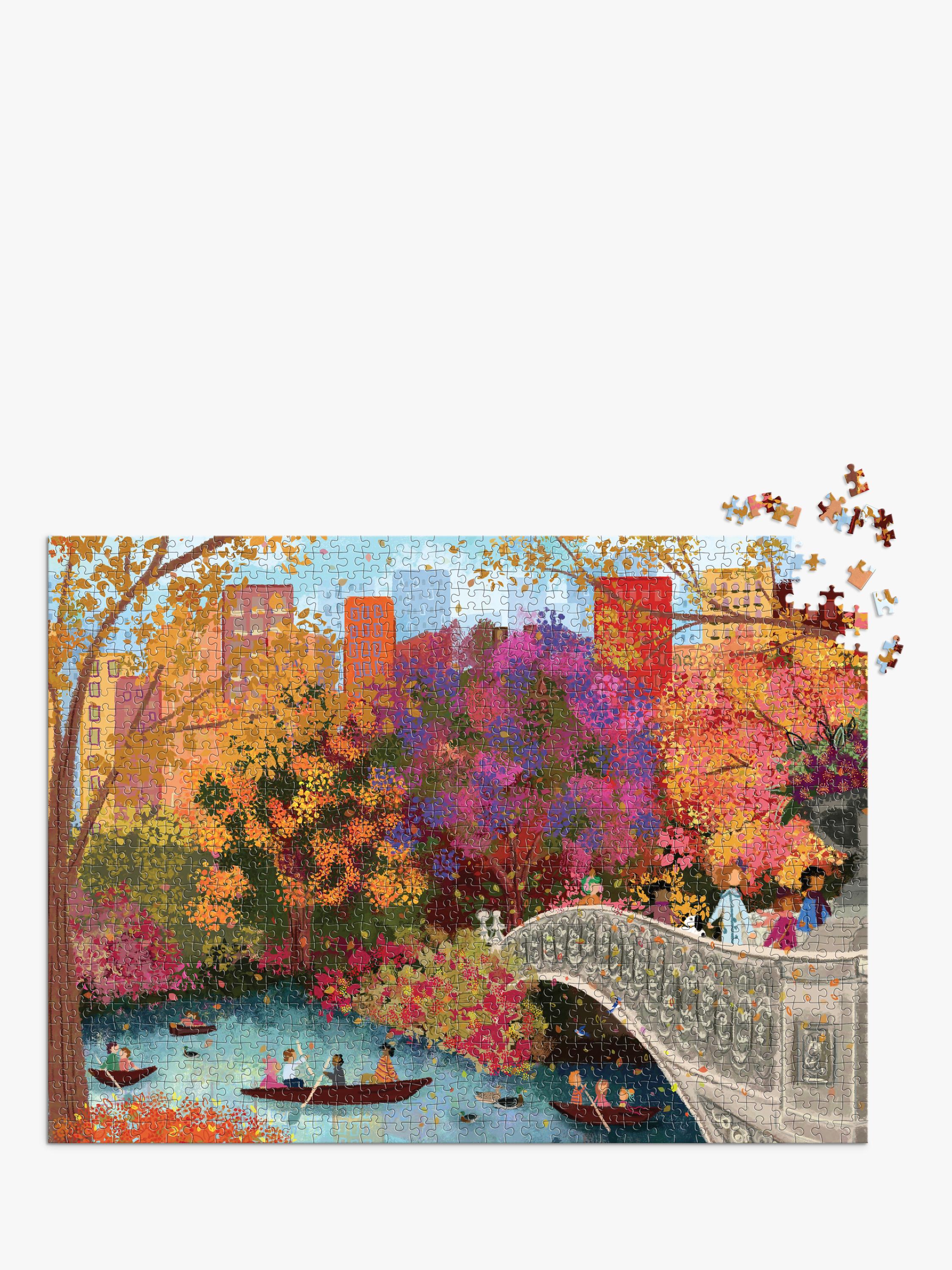 Galison 1000 piece Autumn Bow Bridge jigsaw puzzle - British product
